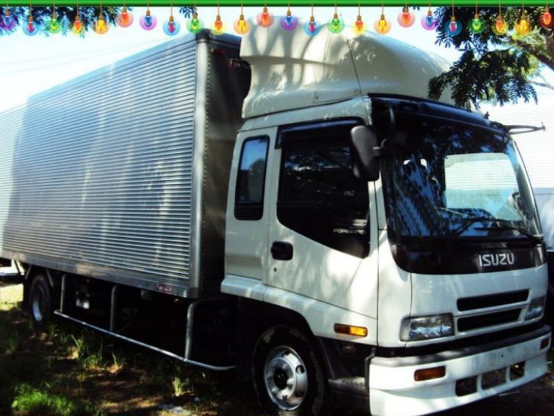 2018 Isuzu Forward Aluminum Closed Van for sale 100 000 Km Truck