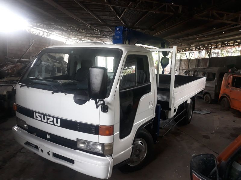 1998 Isuzu Elf NPR Wide 3 Step Boom Crane Truck 4HF1 for sale | Brand New -  MGU MOTORS CEBU