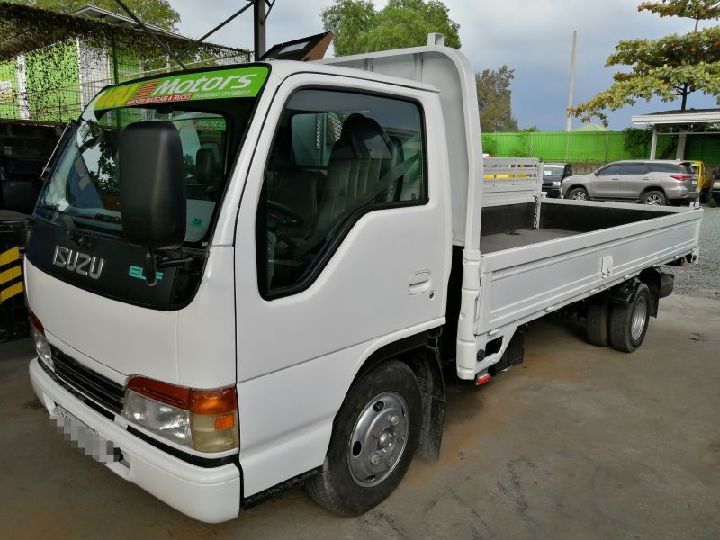 2002 Isuzu NKR with Aircon ELF Cargo Drop side Truck 14FT 4HF1 for sale ...