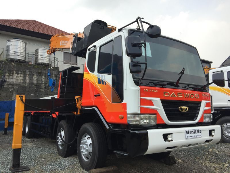 2018 Daewoo Boom Truck / Cargo Crane Truck / Truck Mounted Crane for ...