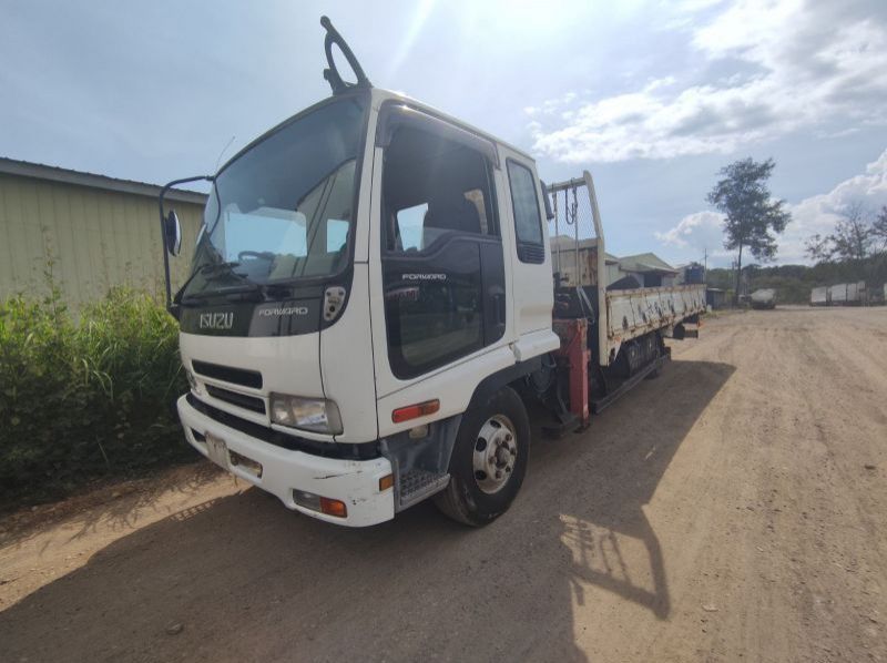 2021 Isuzu FORWARD FRR DROPSIDE W/BOOM pictures